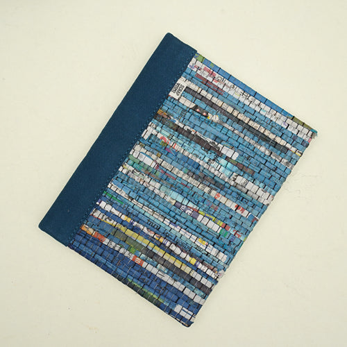 Upcycled Handcrafted Corporate Diary | Blue Hardbound Cover | 100 Sheets