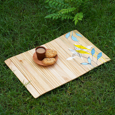 Dharti - Foldable Stain-proof Place Mat | Made with Pine Wood