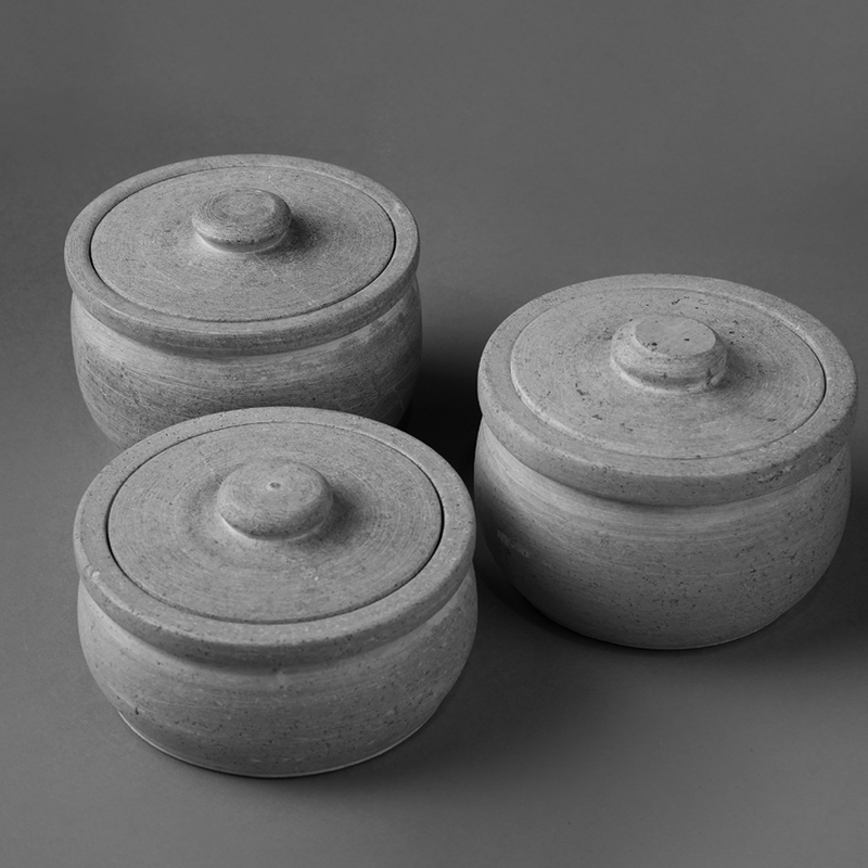 Soap Stone Handmade Traditional Curd Setter/ Storage Container