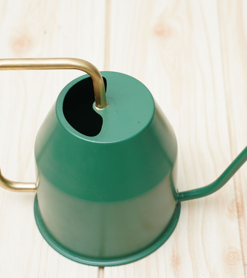 Metal Watering Can - Green 16 x 12 x 12 cm