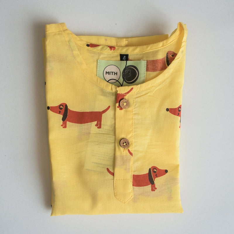 A Dog's Life - Unisex Kids Cotton Nightwear | Verified Sustainable Kids Pyjamas on Brown Living™