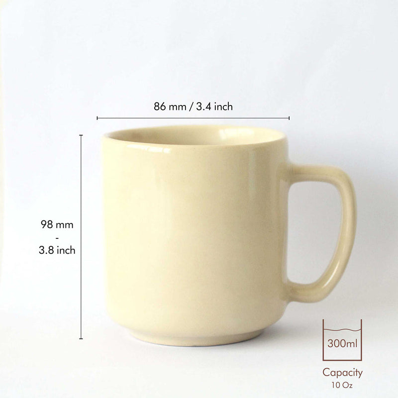 Abha Ecofriendly Recycled Ceramic Coffee Mug | Verified Sustainable Cups & Saucers on Brown Living™