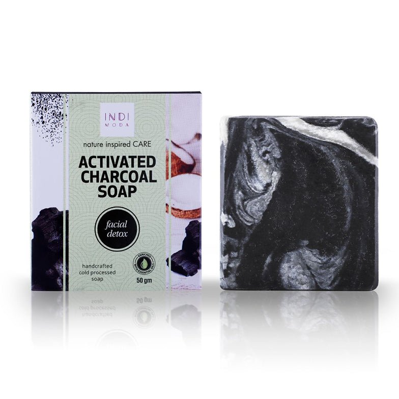 Activated Charcoal Facial Soap | Detoxifying & Natural Skincare | Verified Sustainable Body Soap on Brown Living™