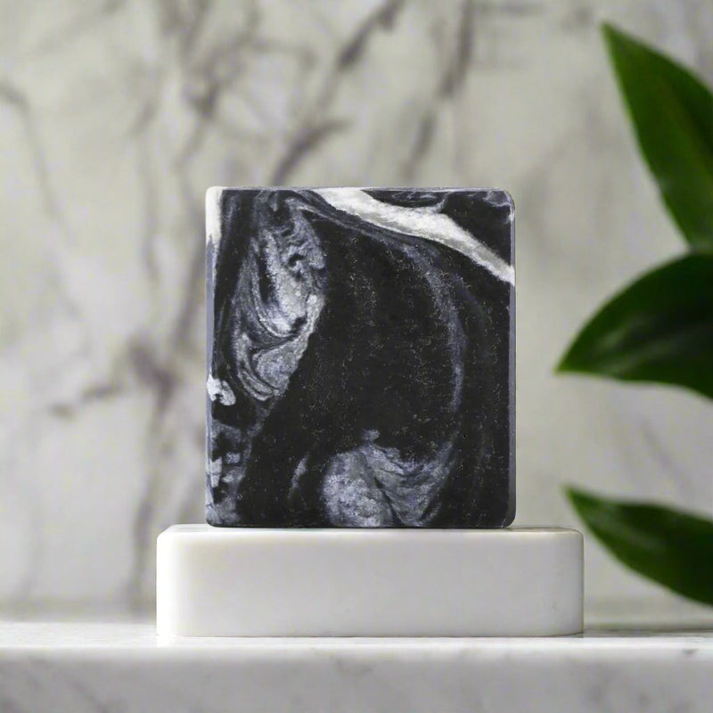 Activated Charcoal Facial Soap | Detoxifying & Natural Skincare | Verified Sustainable Body Soap on Brown Living™