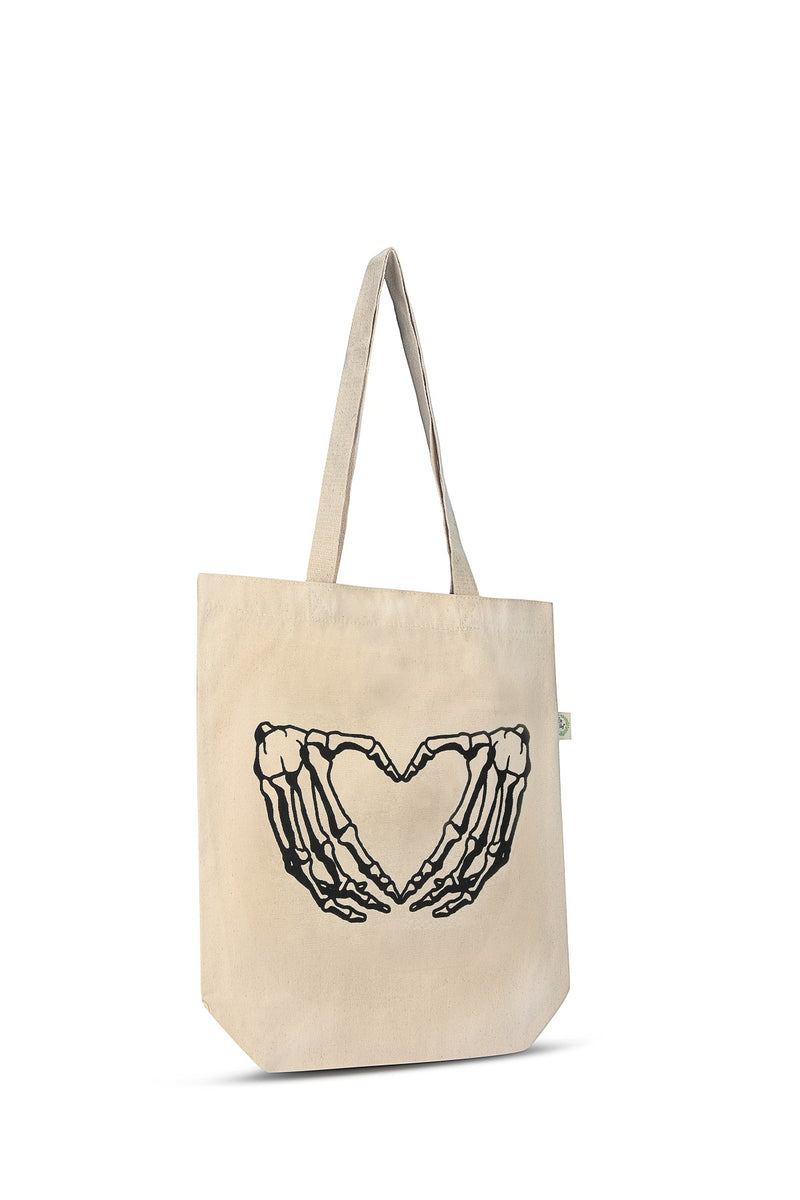 Premium Cotton Canvas Tote Bag- Bone White