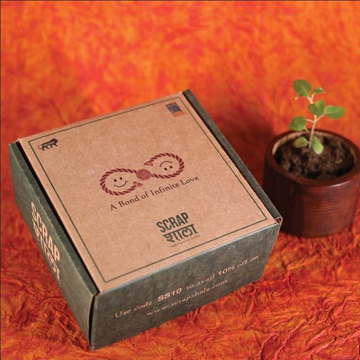 Akkad - Bakkad Premium Rakhi Box | Set of 2 Plantable Rakhi & Planting Material | Verified Sustainable Rakhi on Brown Living™