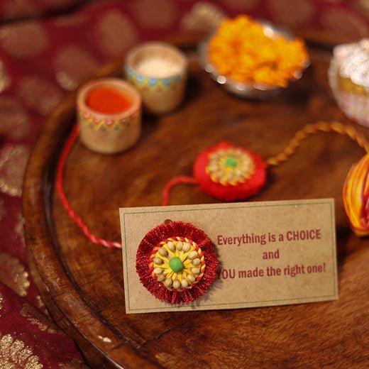 Akkad - Bakkad Premium Rakhi Box | Set of 2 Plantable Rakhi & Planting Material | Verified Sustainable Rakhi on Brown Living™