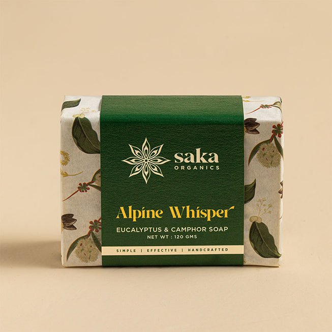 Alpine Whisper | Handmade Eucalyptus & Camphor Soap with Moisturizing Formula (120gm) | Verified Sustainable Body Soap on Brown Living™