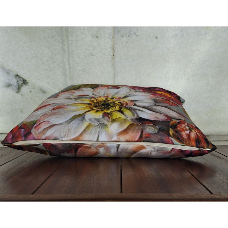 Antique Floral - Recycled Polycotton Cushion Covers | Verified Sustainable Covers & Inserts on Brown Living™