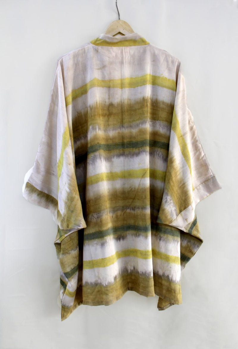 Aranya Handwoven Khadi Tussar Cotton - Yellow | Verified Sustainable Womens Dress on Brown Living™