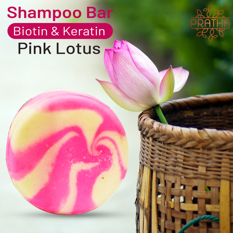 Shampoo Bar – Pink Lotus | For Long Healthy Hair