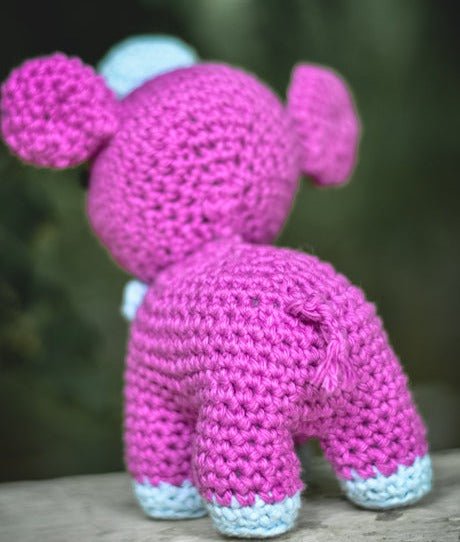 Baby Elephant Handcrafted Crochet Soft Toy | Verified Sustainable Soft Toy on Brown Living™