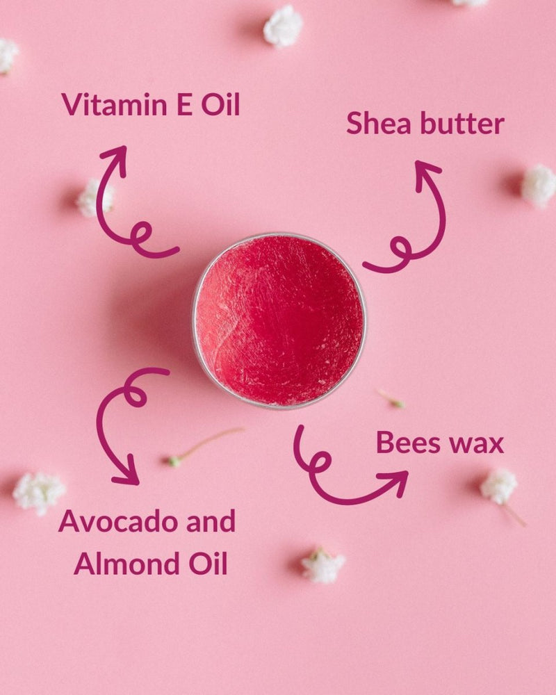 Berry Bliss - Strawberry Lip Balm Butter 15 G | Verified Sustainable Lip Balms on Brown Living™