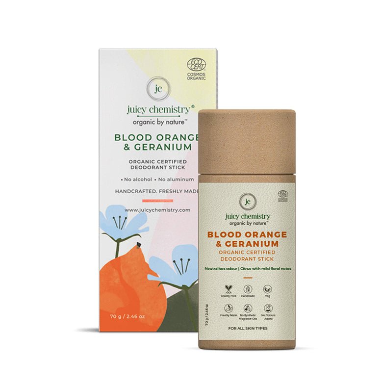 Blood Orange & Geranium Deodorant - 70 g | Organic Deodorant | Verified Sustainable Deodorant on Brown Living™