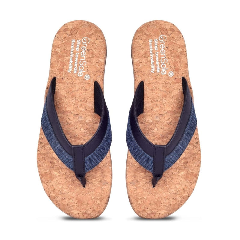 Blue Whale Men's Cozy Slippers | Verified Sustainable Mens Flip Flops on Brown Living™