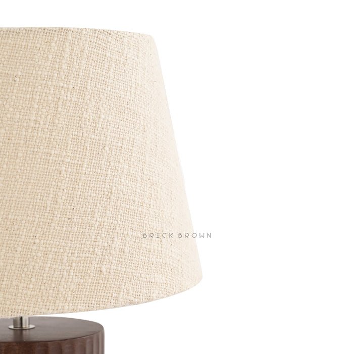 Carved Crust Night Lamp | Handcrafted Mango Wood Table Lamp | Verified Sustainable Lamps & Lighting on Brown Living™