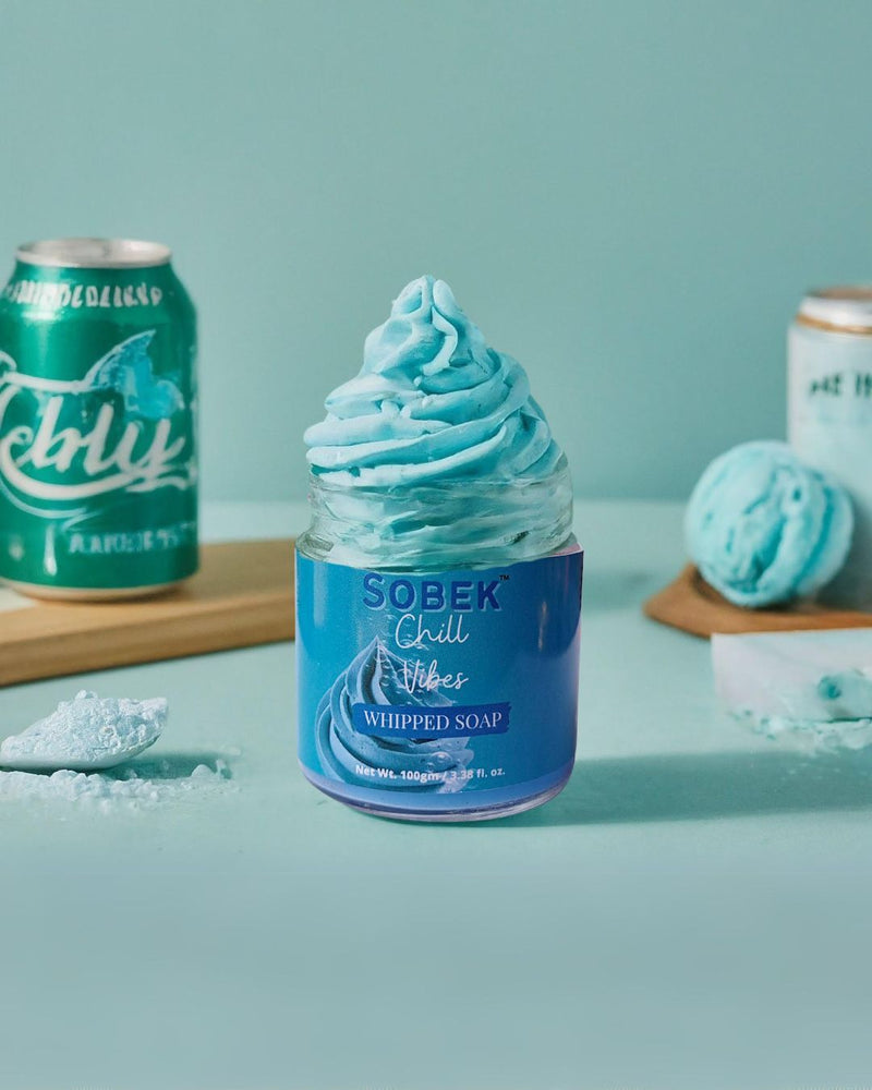 Chill Vibes Blue Whipped Cream Soap and Body Wash | Verified Sustainable Body Soap on Brown Living™