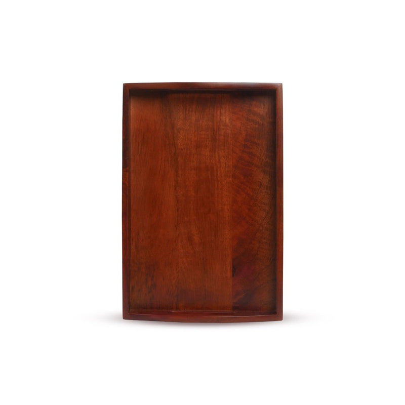 Classic Serving Wooden Tray (Large) | Verified Sustainable Trays & Platters on Brown Living™