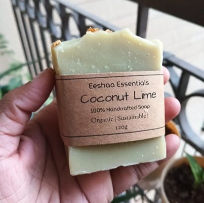 Coconut Lime Handmade soap | Verified Sustainable Body Soap on Brown Living™