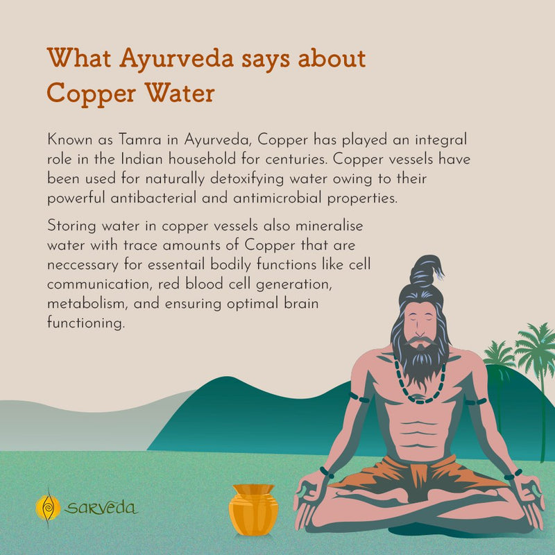 Copper Water Bottle - Tattvamasi - 1 Litre | Verified Sustainable Bottles & Sippers on Brown Living™