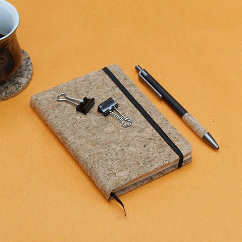 Cork Pocket Diary & Pen | Verified Sustainable Notebooks & Notepads on Brown Living™