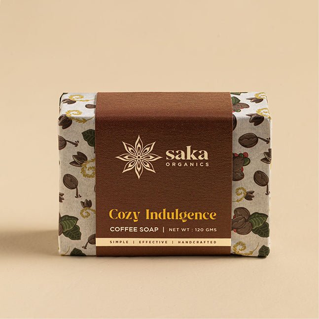 Cozy Indulgence | Handmade Coffee Soap with Exfoliating Grounds (120gm) | Verified Sustainable Body Soap on Brown Living™