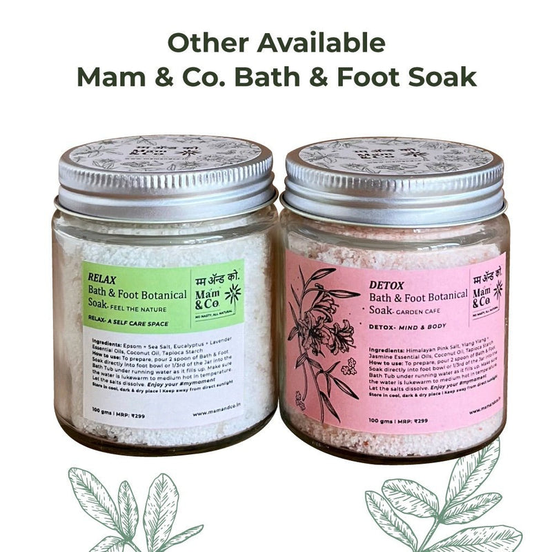 Detox Bath & Foot Soak | Easy to Dissolve | Fine in Texture | Non Sticky (100 g) | Verified Sustainable Bath Salt on Brown Living™