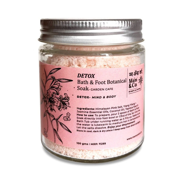 Detox Bath & Foot Soak | Easy to Dissolve | Fine in Texture | Non Sticky (100 g) | Verified Sustainable Bath Salt on Brown Living™