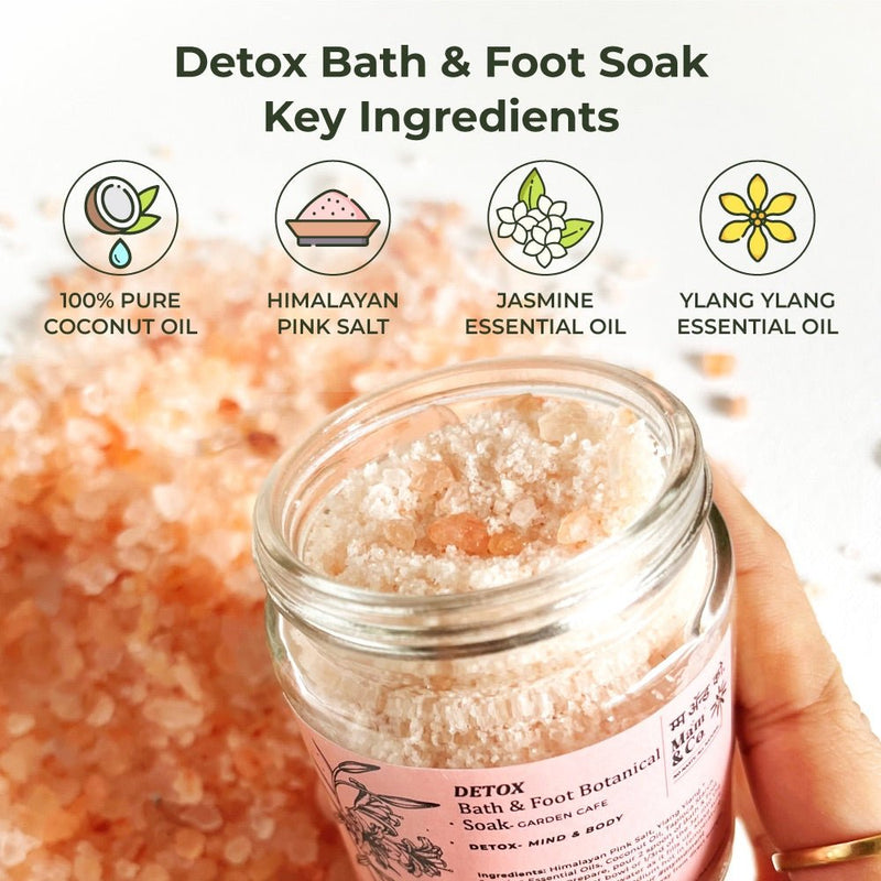 Detox Bath & Foot Soak | Easy to Dissolve | Fine in Texture | Non Sticky (100 g) | Verified Sustainable Bath Salt on Brown Living™