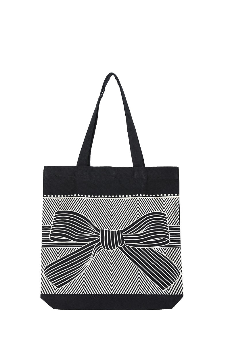 Eco - Friendly Tote Bag for Women with Zip for College & Office - Ribbon | Verified Sustainable Tote Bag on Brown Living™