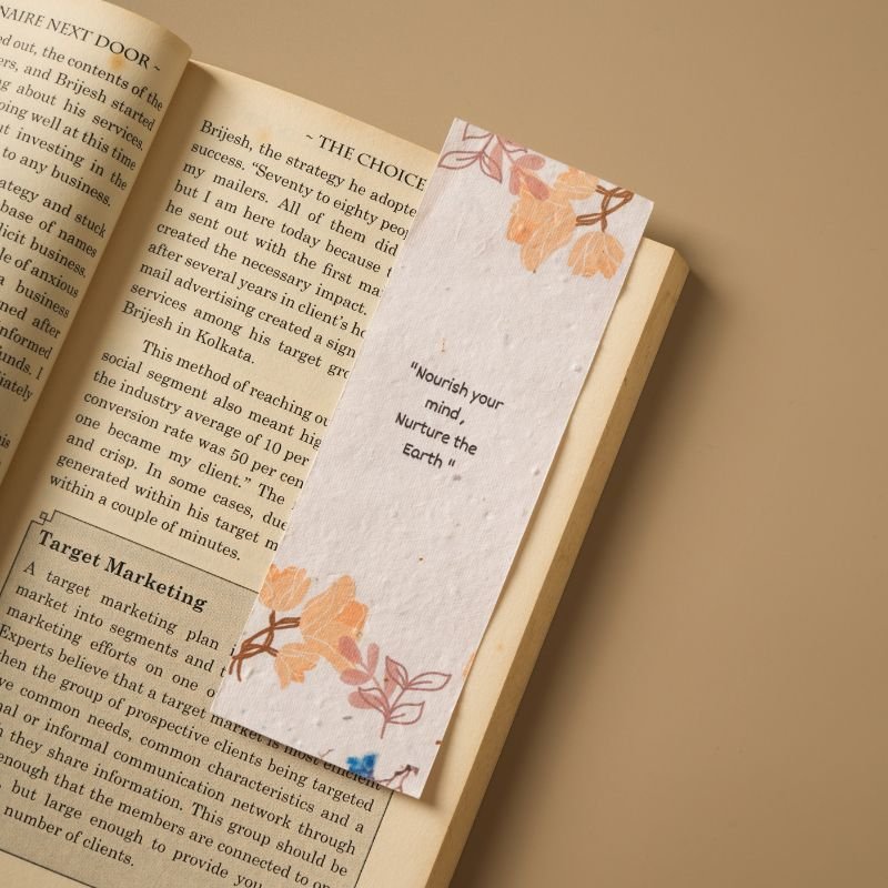 Eco - Sprout Plantable Bookmarks | Set of 3 | Verified Sustainable Greeting & Note Cards on Brown Living™