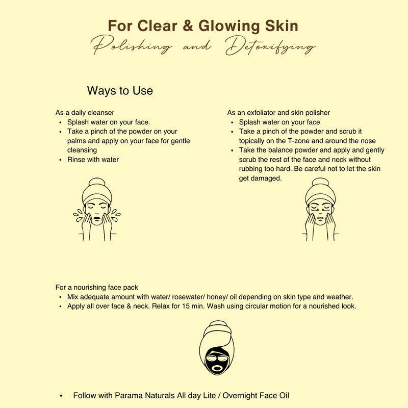 Enriching Exfoliator Face & Body Scrub | Tan Removal |Black Heads | Acne - 50g | Verified Sustainable Cleanser on Brown Living™