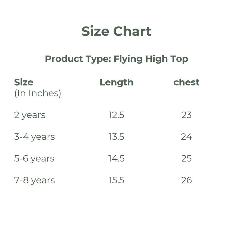 Flying High Girls Top | Verified Sustainable Kids Tops on Brown Living™