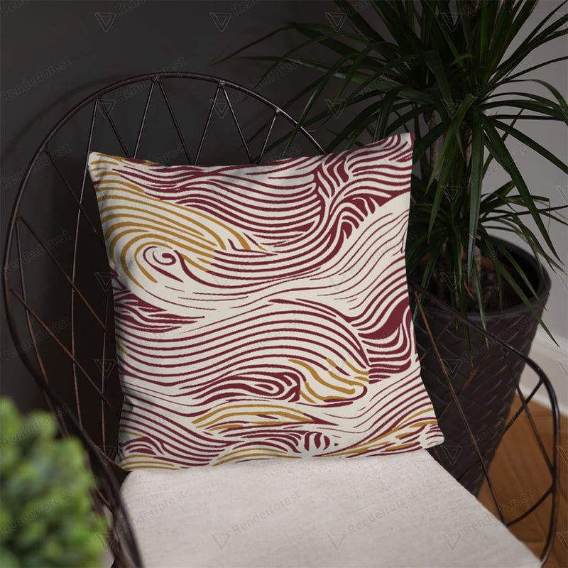 Geometric Lines - Recycled Polycotton Cushion Covers - Pack of 2 | Verified Sustainable Covers & Inserts on Brown Living™