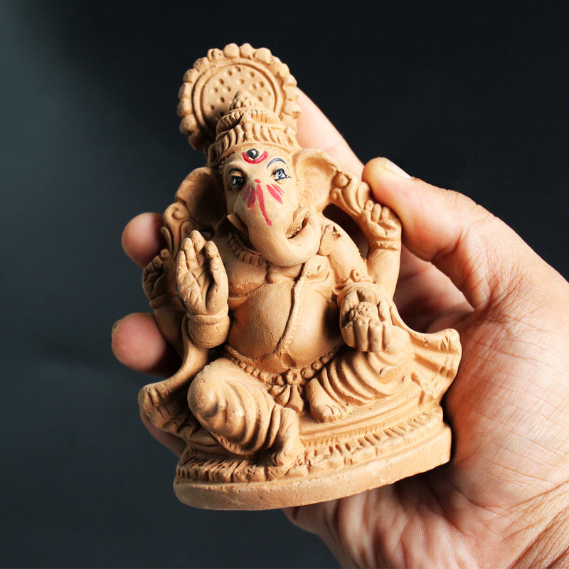 Buy Little Ganesh gift (Puja kit) | Eco-friendly Ganesha Idol | Shop Verified Sustainable Religious Items on Brown Living™