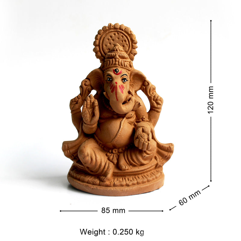 Buy Little Ganesh gift (Puja kit) | Eco-friendly Ganesha Idol | Shop Verified Sustainable Religious Items on Brown Living™