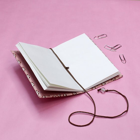 Handmade Blush Floral Diary | Verified Sustainable Notebooks & Notepads on Brown Living™