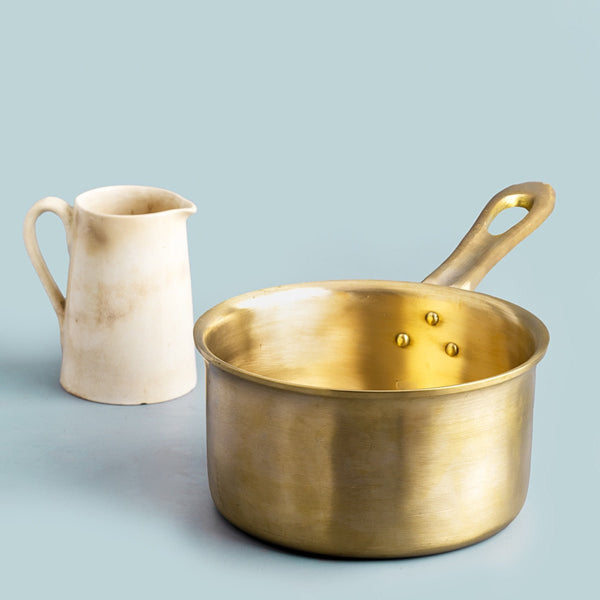 Handmade Bronze Milk Sauce Pan (1.5 Liter) | Verified Sustainable Cookware on Brown Living™