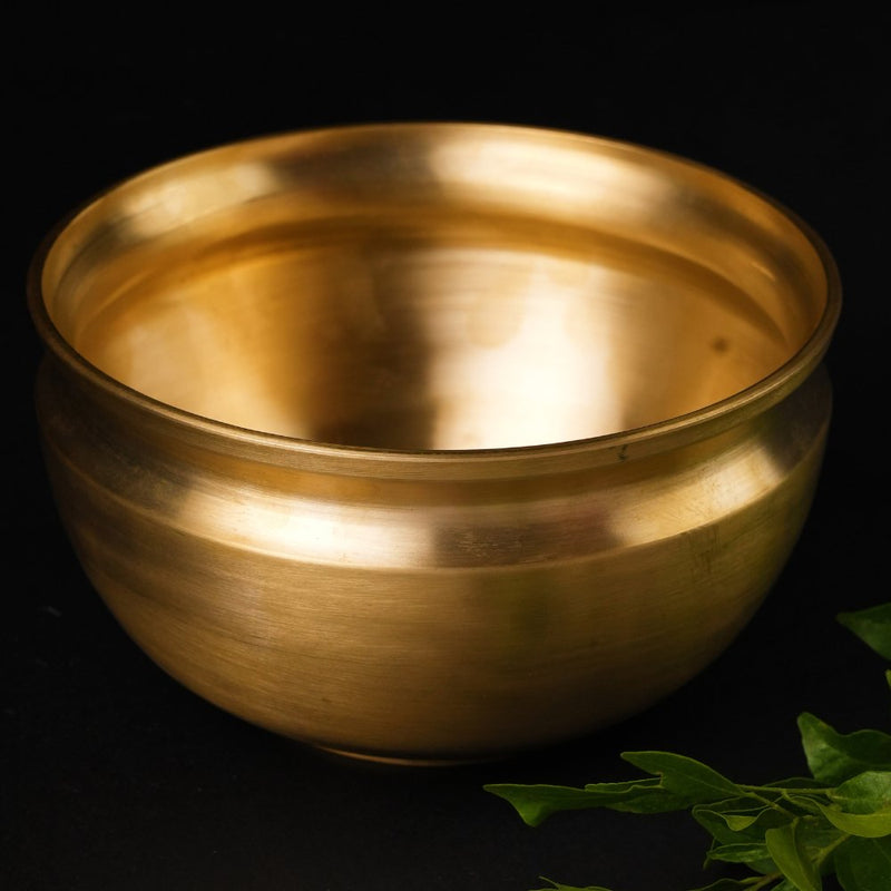 Handmade Bronze Pana/ Vengala Chatti (6inches) | Verified Sustainable Cookware on Brown Living™