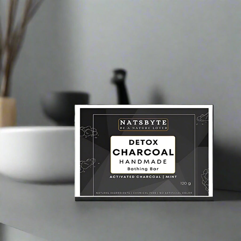 Handmade Charcoal Soap for Bath - 120g | Verified Sustainable Body Soap on Brown Living™