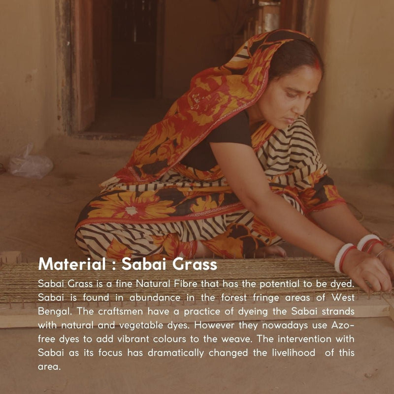 Handmade Sabai Grass Jewellery Box - Brown | Verified Sustainable Baskets & Boxes on Brown Living™