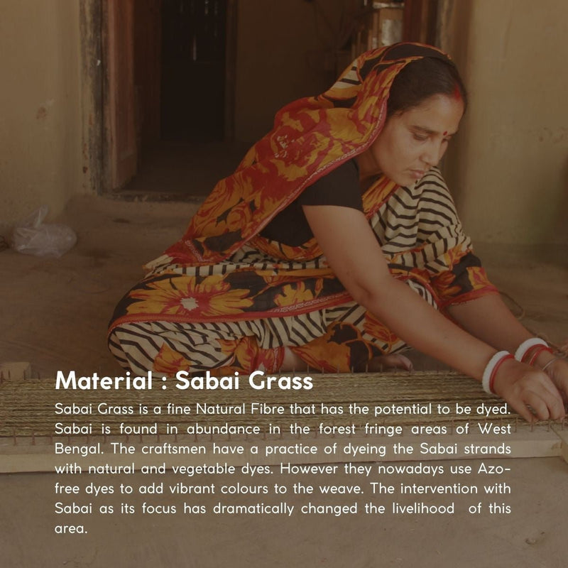 Handmade Sabai Grass Jewellery Box - Natural | Verified Sustainable Baskets & Boxes on Brown Living™