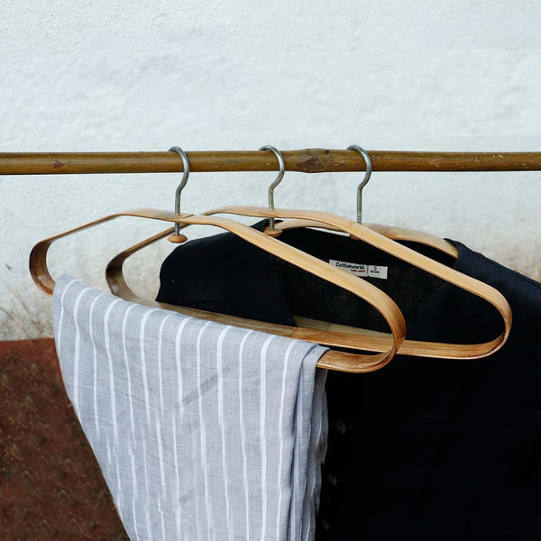 Handmade Sustainable Bamboo Hanger | Verified Sustainable Organisers on Brown Living™