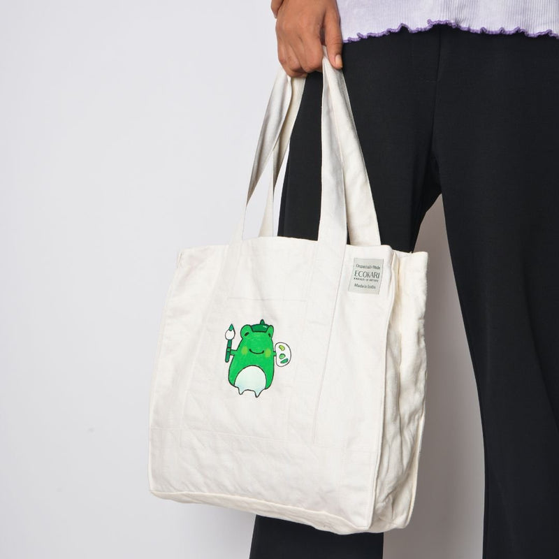 Hemp Eco - Tote Bag | Off - White | Verified Sustainable Tote Bag on Brown Living™