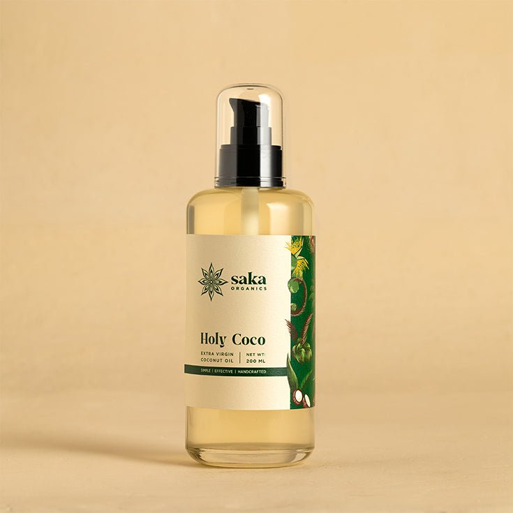 Holy Coco | Handmade Extra Virgin Coconut Oil (200ml) | Verified Sustainable Hair Oil on Brown Living™