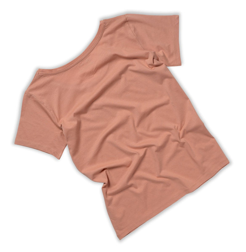 Human Nature - Womens Organic Cotton T - shirt | Rose | Verified Sustainable Womens T - Shirt on Brown Living™