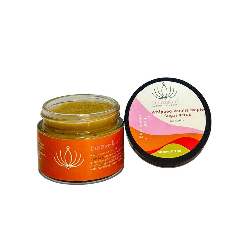 Kamala | Whipped Vanilla Maple Sugar Scrub - 50gms | Verified Sustainable Body Scrub on Brown Living™