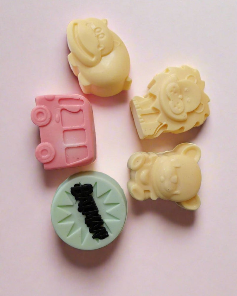 Kids Animals And Cars Toy Shaped Soap - Set of 6 | Verified Sustainable Body Soap on Brown Living™