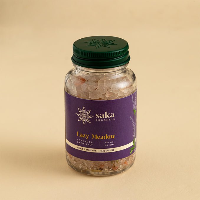 Lazy Meadow | Handmade Lavender Bath Salt (50gms) | Verified Sustainable Bath Salt on Brown Living™