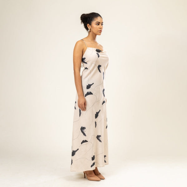 Lola Printed Upcycled Cotton Dress | Verified Sustainable Womens Dress on Brown Living™